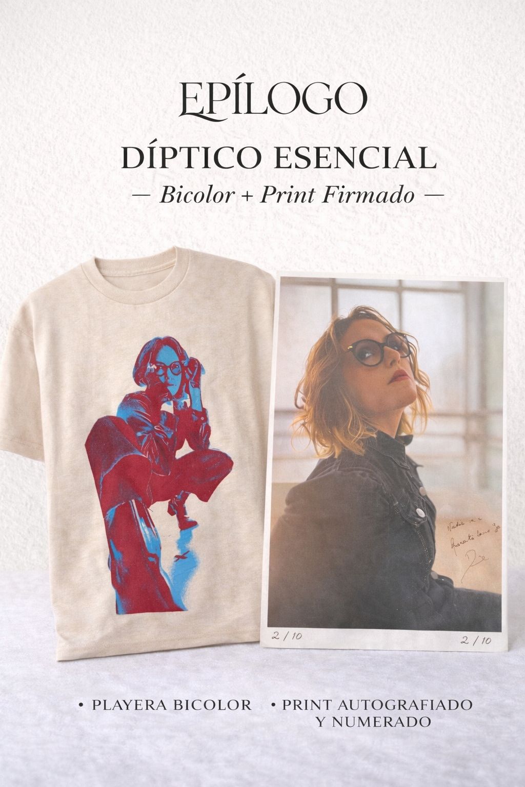 DÍPTICO ESENCIAL — Bicolor + Print Firmado