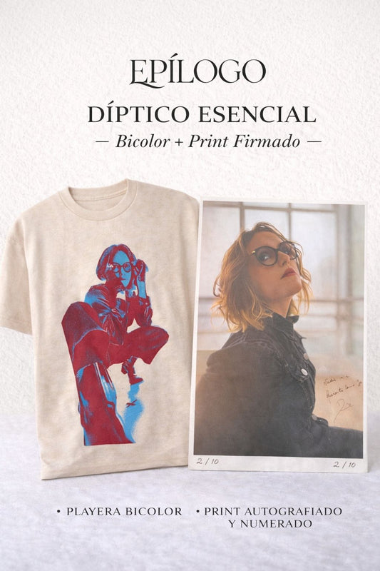DÍPTICO ESENCIAL — Bicolor + Print Firmado